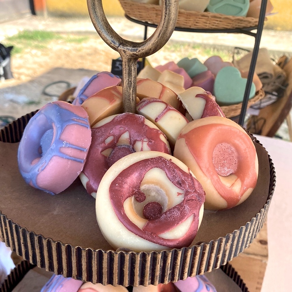 Goat’s Milk Donuts, party favors, just for fun. Various scents available.